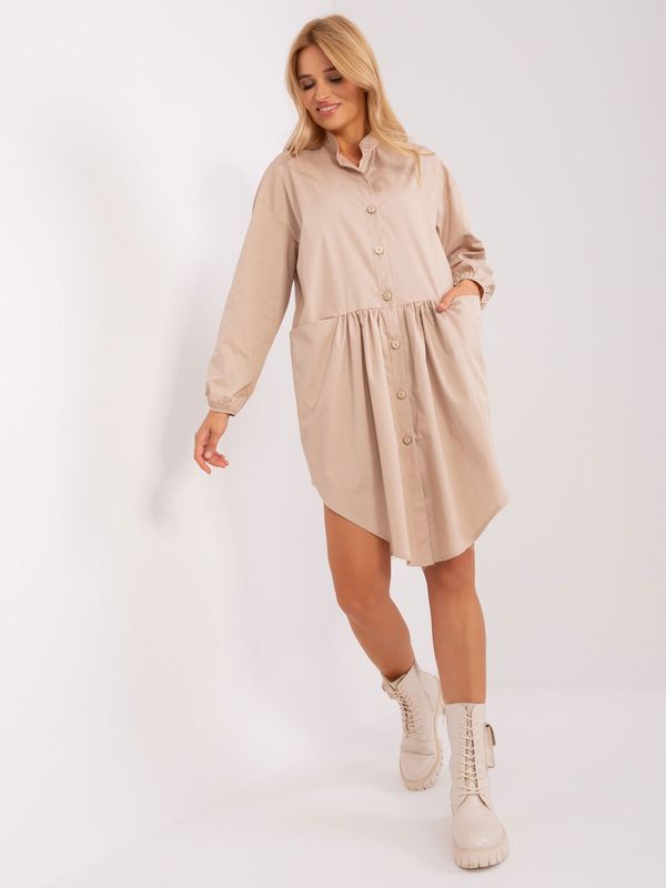 ZULUNA Dress-CHA-SK-1027-2.68-beige
