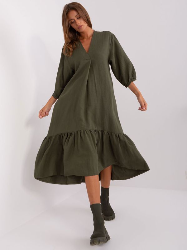 ZULUNA Dress-CHA-SK-9012.02P-khaki