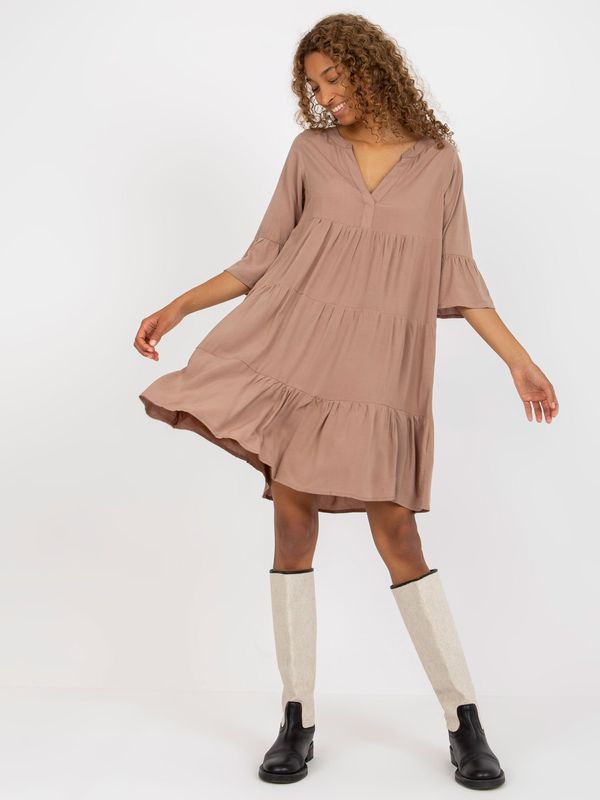 Sublevel Dress-D73761M30214A3-dark beige