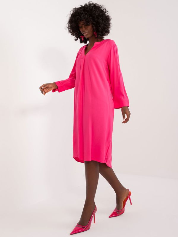 Sublevel Dress-D73761M30430A-fuchsia