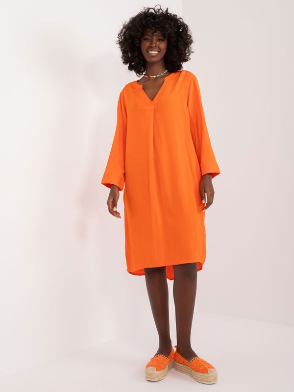 Sublevel Dress-D73761M30430A-orange