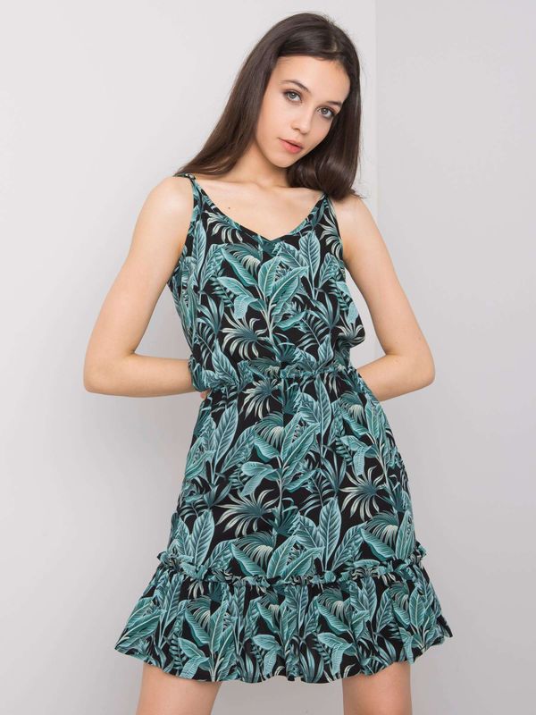 Sublevel Dress-D73771M30250-black-green