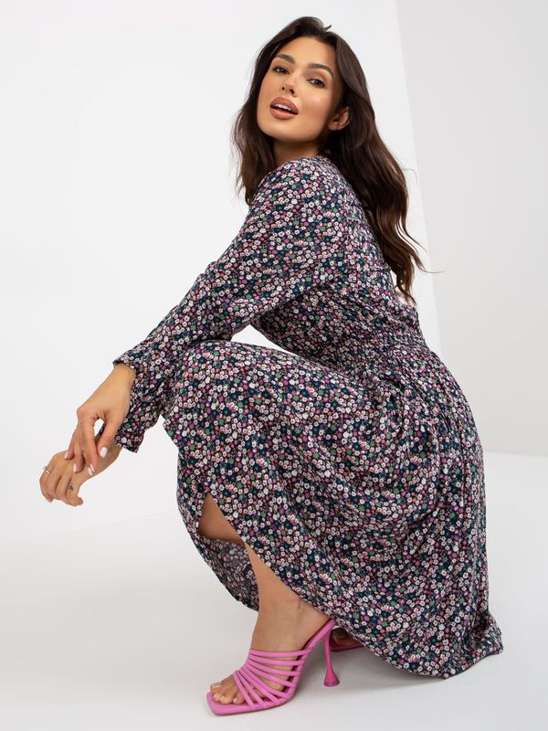 Fresh Made Dress-D73771M30365A-navy blue