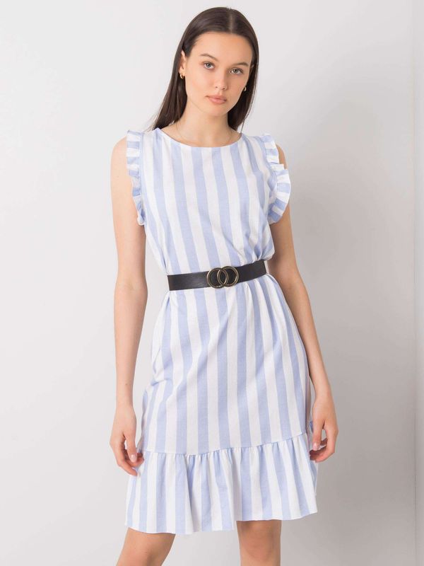 Italy Moda Dress-DHJ-SK-11595.24P-Light Blue