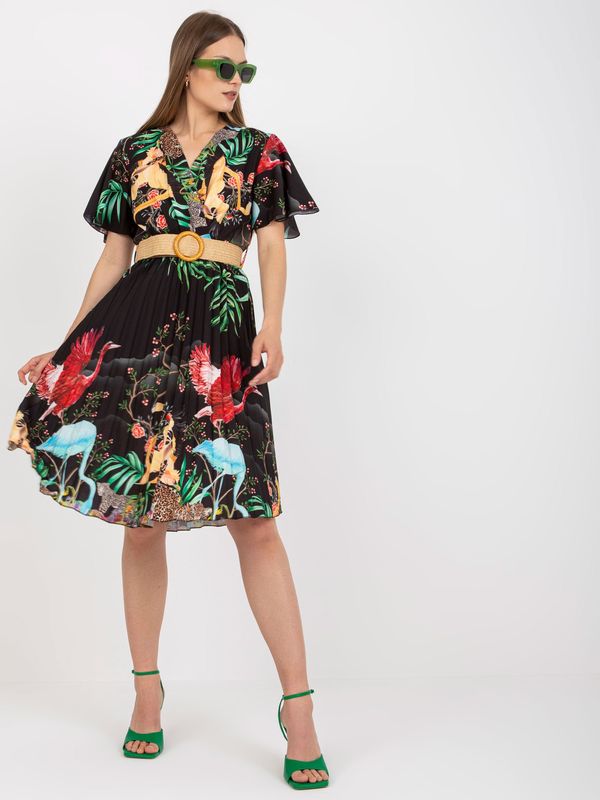 Italy Moda Dress-DHJ-SK-15817.32-black