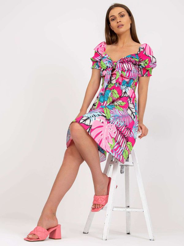 Italy Moda Dress-DHJ-SK-15836.51-Pink