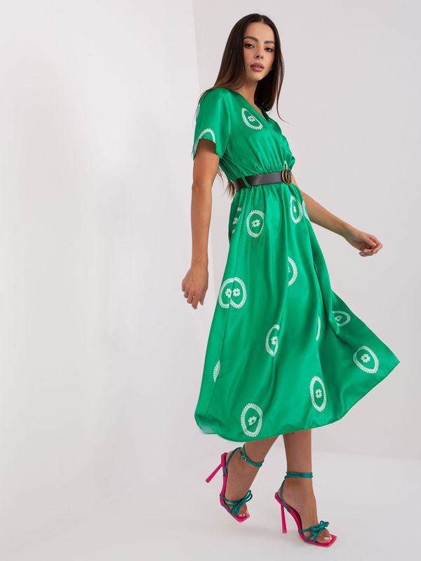 Italy Moda Dress-DHJ-SK-17260.90-Green