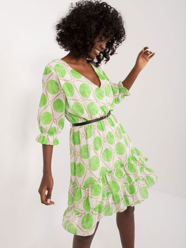 Italy Moda Dress-DHJ-SK-17370.83-Light Green