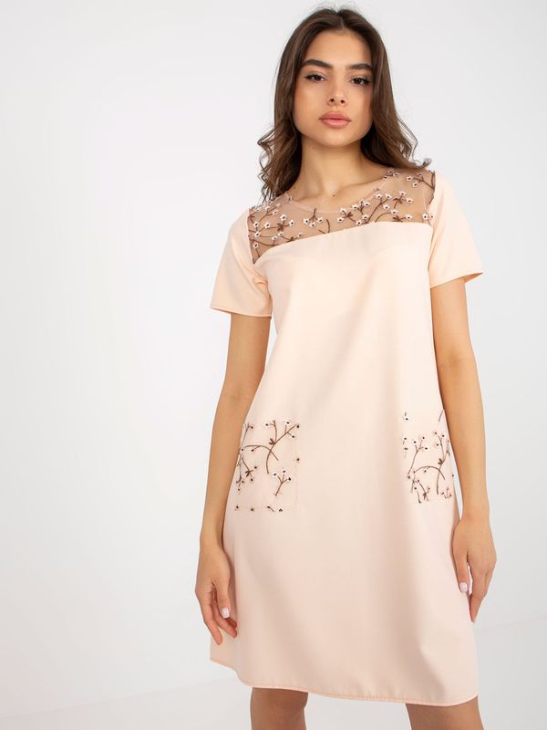 LAKERTA Dress-LK-SK-506790.45-light peach