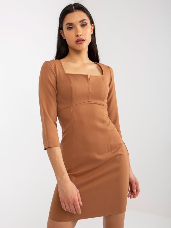 LAKERTA Dress-LK-SK-509075.15P-camel