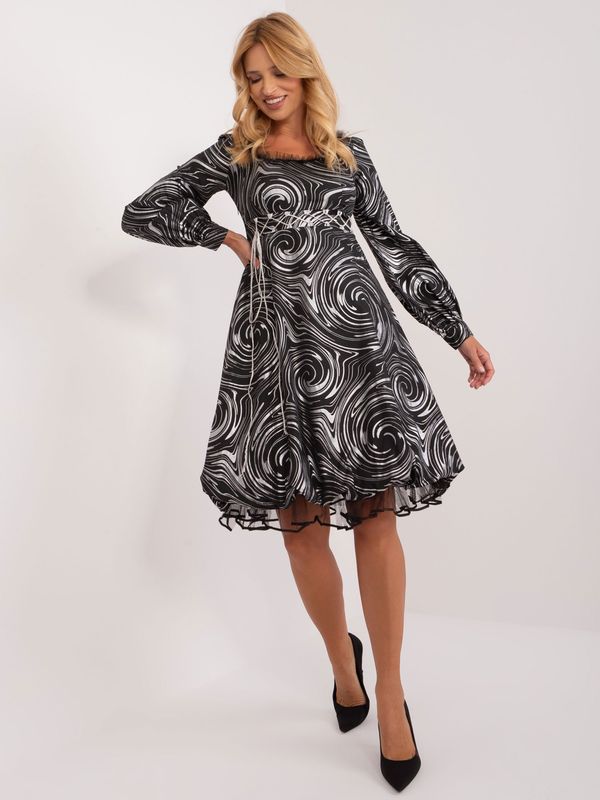 LAKERTA Dress-LK-SK-509565.07-black-silver