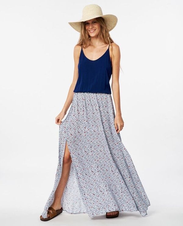 Rip Curl dress Rip Curl MAXI DRESS PAPEETE Dark Blue