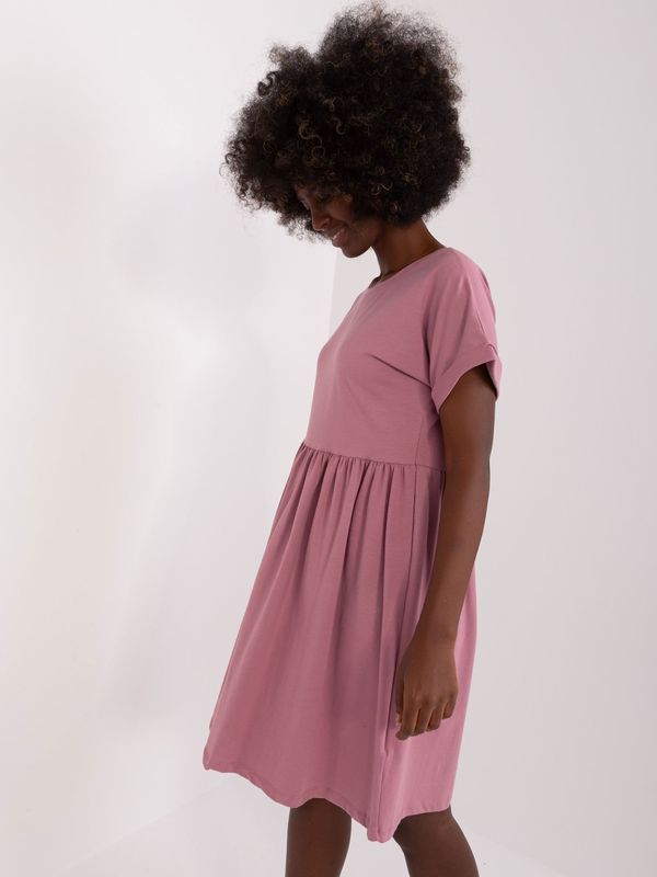 RUE PARIS Dress-RV-SK-5672.03P-dark pink