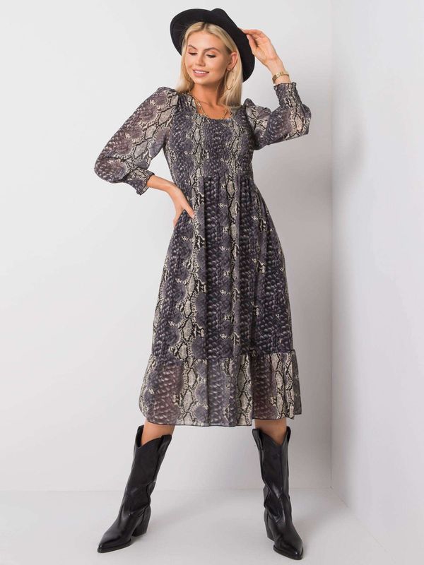 Och Bella Dress-TW-SK-BI-8202.49-dark gray