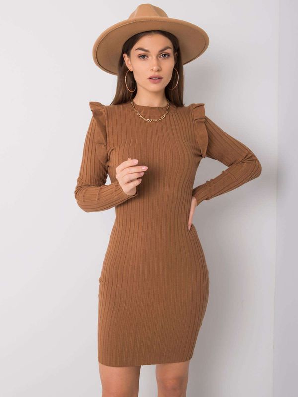 Och Bella Dress-TW-SK-BI-ZS5098.84-light brown