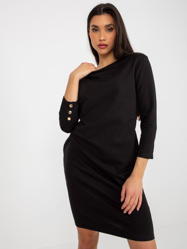 Och Bella Dress-TW-SK-BL-1009.10P-black