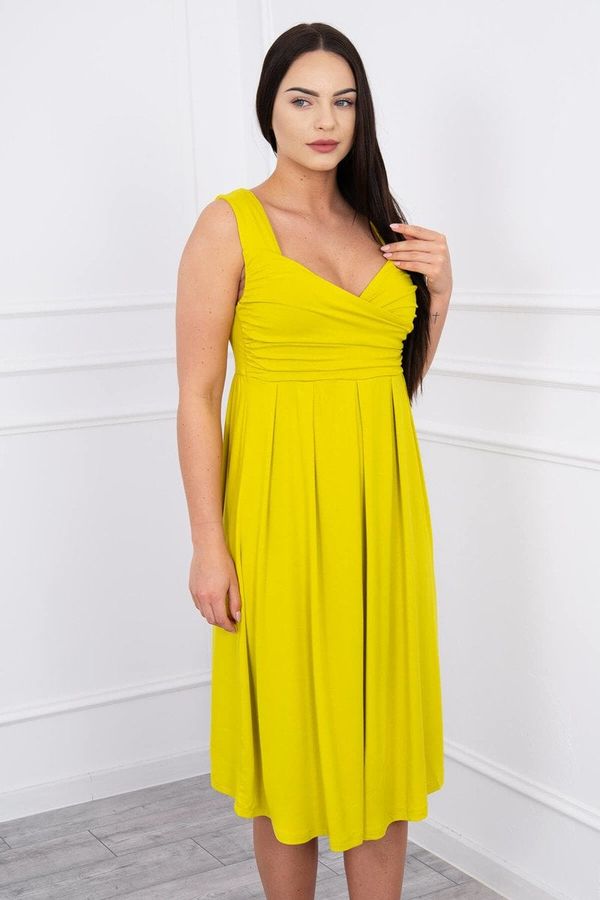 Kesi Dress with kiwi wide straps