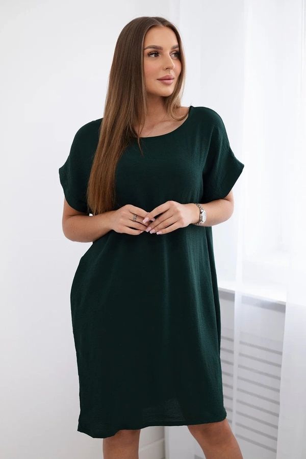 Kesi Dress with pockets dark green