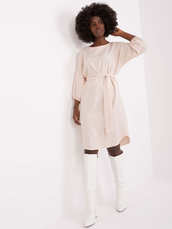 RUE PARIS Dress-WN-SK-669.92P-light beige