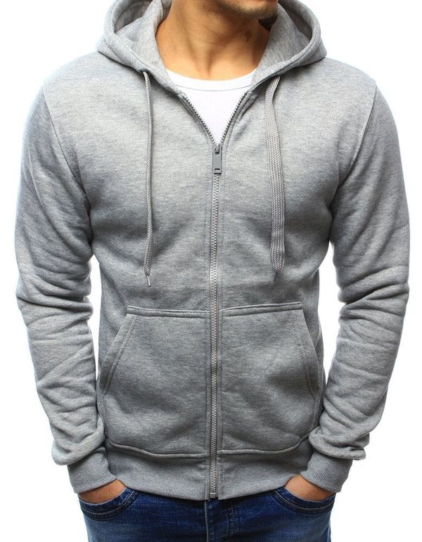 DStreet DStreet Men's Hoodie Light Grey