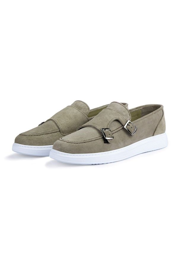 Ducavelli Ducavelli Airy Men's Casual Shoes From Genuine Leather and Suede, Suede Loafers, Summer Shoes Sand Beige.