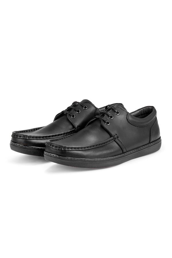 Ducavelli Ducavelli Jazzy Genuine Leather Men's Casual Shoes Black
