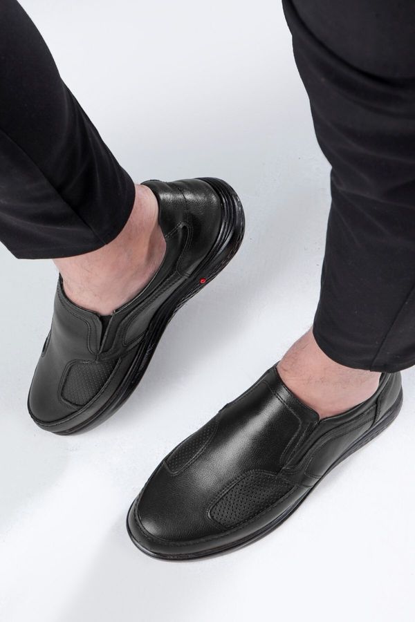 Ducavelli Ducavelli Lofor Genuine Leather Comfort Orthopedic Men's Casual Shoes, Dad Shoes, Orthopedic Shoes.