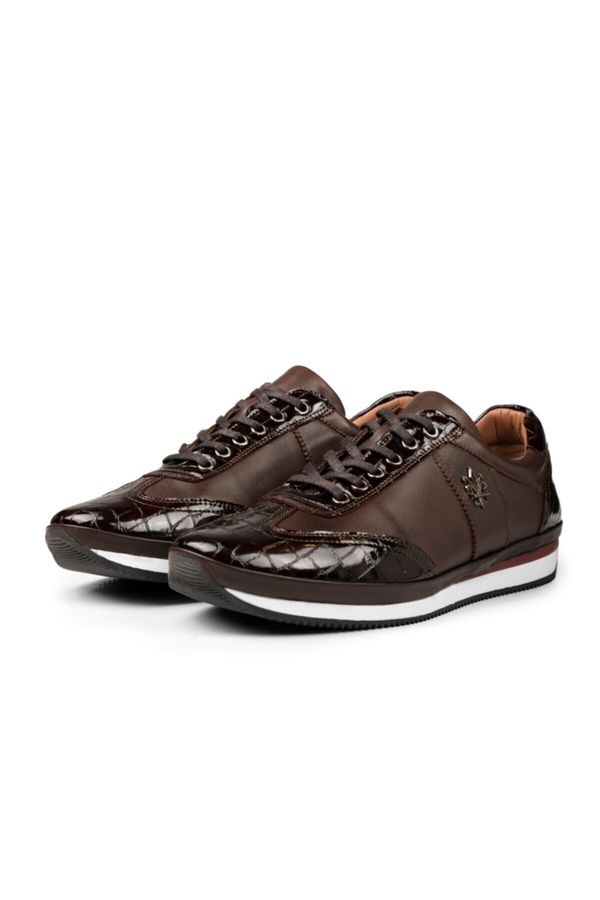 Ducavelli Ducavelli Marvelous Genuine Leather Men's Casual Shoes Brown