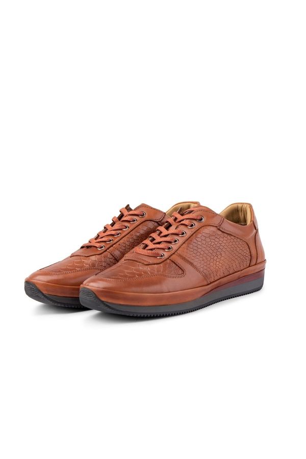 Ducavelli Ducavelli Muster Genuine Leather Men's Casual Shoes, Sheepskin Inner Shoes, Winter Shearling Shoes.