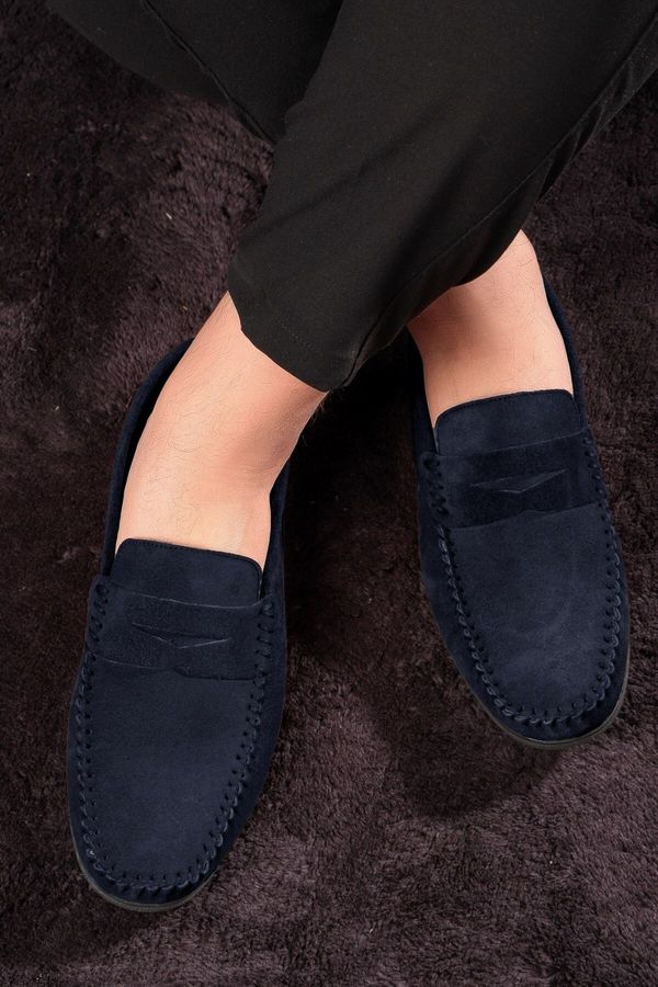 Ducavelli Ducavelli Naran Genuine Leather Men's Casual Shoes, Loafer Shoes, Lightweight Shoes, Suede Shoes