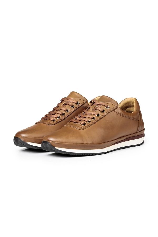 Ducavelli Ducavelli Plain Genuine Leather Men's Casual Shoes, Casual Shoes, 100% Leather Shoes.