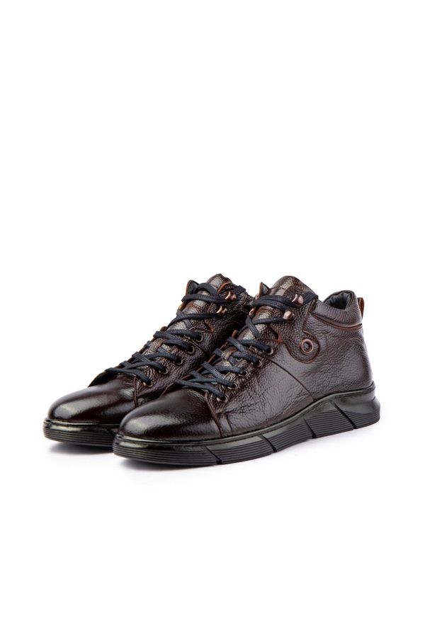 Ducavelli Ducavelli Ranne Genuine Leather Lace-up Rubber Sole Men's Boots.