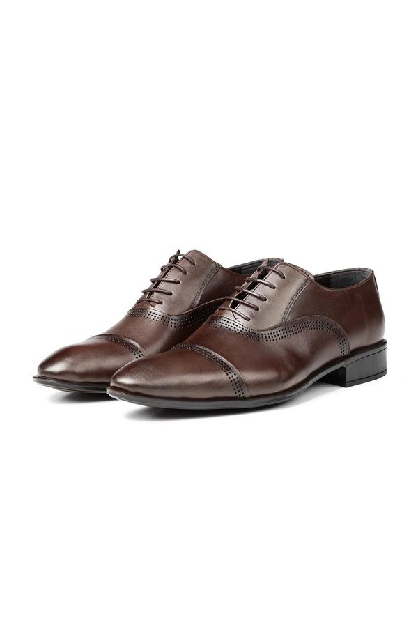 Ducavelli Ducavelli Serious Genuine Leather Men's Classic Shoes, Oxford Classic Shoes