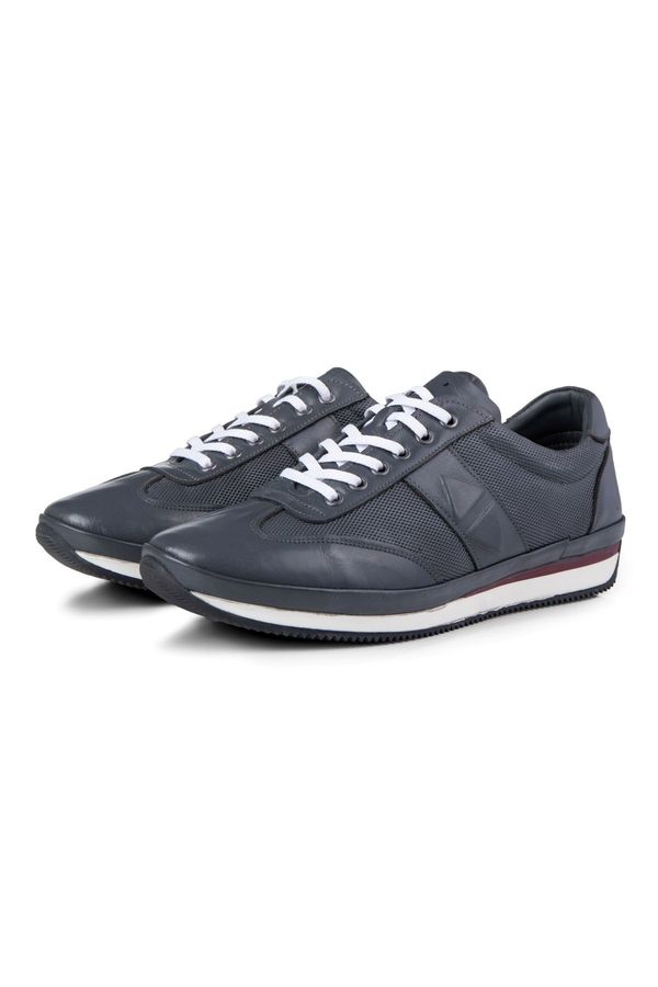 Ducavelli Ducavelli Stripe Genuine Leather Men's Casual Shoes, Casual Shoes, 100% Leather Shoes, All Seasons Shoes.
