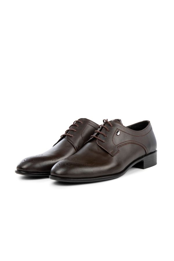 Ducavelli Ducavelli Taura Genuine Leather Men's Classic Shoes, Derby Classic Shoes, Lace-Up Classic Shoes.