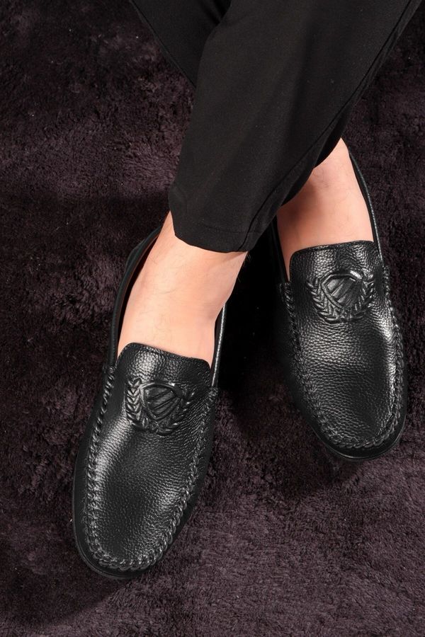 Ducavelli Ducavelli Zwang Genuine Leather Men's Casual Shoes, Loafers, Lightweight Shoes, Genuine Leather Loafers.