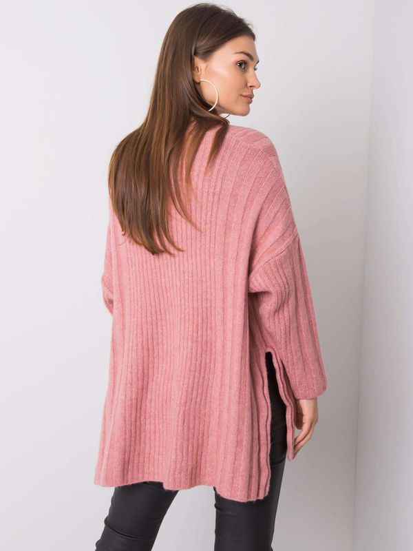 Fashionhunters Dusty pink cardigan by Britney RUE PARIS