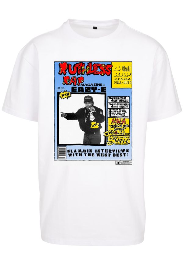 MT Men Eazy-E RAP Magazine Oversize T-Shirt White