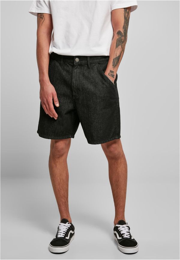UC Men Eco-friendly denim Bermuda shorts black washed