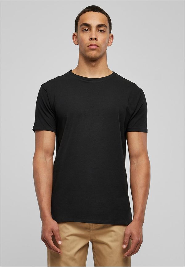 Urban Classics Eco-friendly fitted stretch T-shirt in black