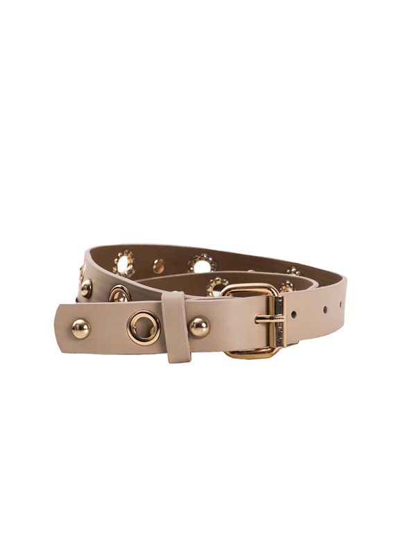 Fashionhunters Eco-friendly leather beige belt OCH BELLA