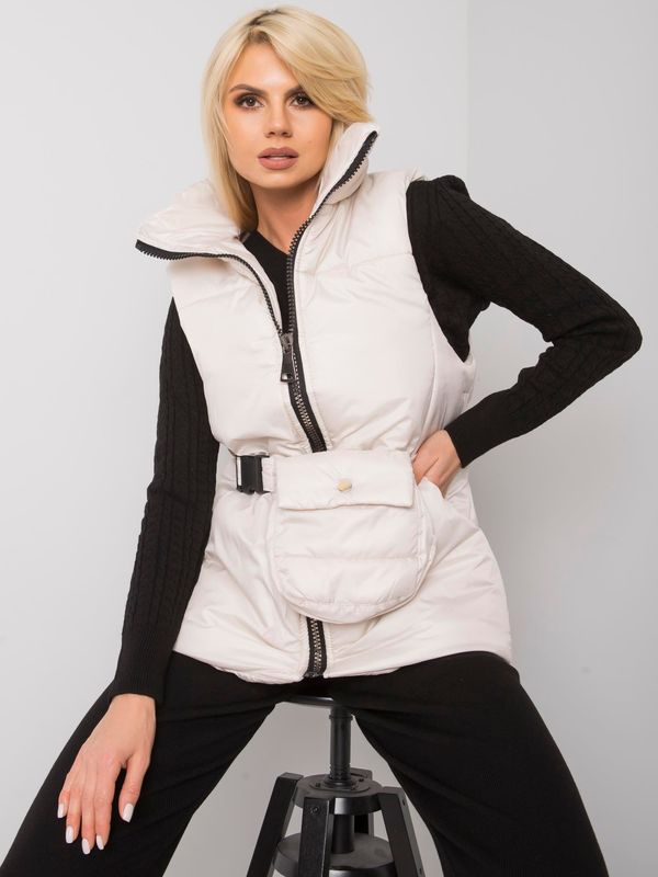 Fashionhunters Ecru Down Vest