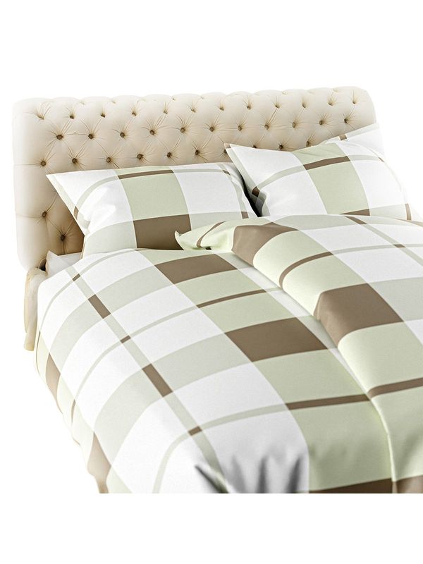 Edoti Edoti Checked flannel bedding A774