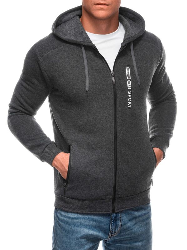 Edoti Edoti Men's zip-up sweatshirt