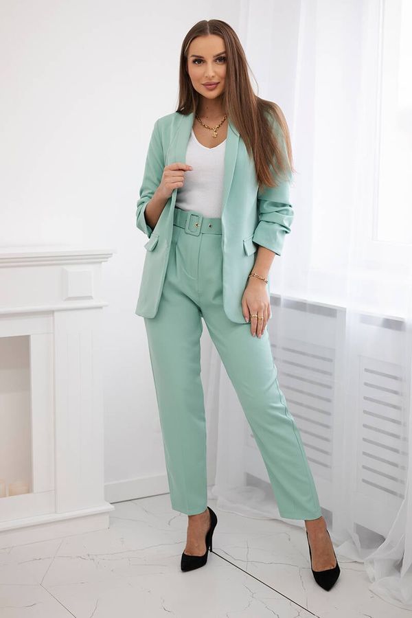 Kesi Elegant set of jacket and trousers light mint