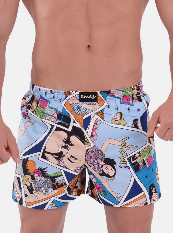 emes Emes comic men's shorts with pockets