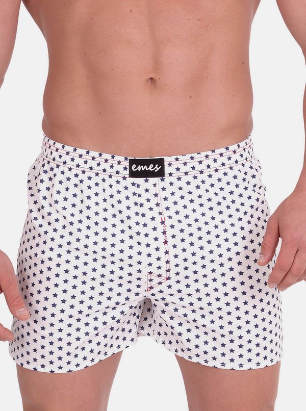 emes Emes white men's shorts with stars