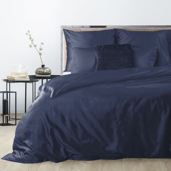 Eurofirany Eurofirany Unisex's Bed Linen 433784 Navy Blue