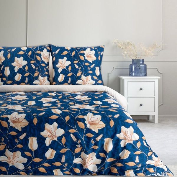 Eurofirany Eurofirany Unisex's Bed Linen 451814 Navy Blue