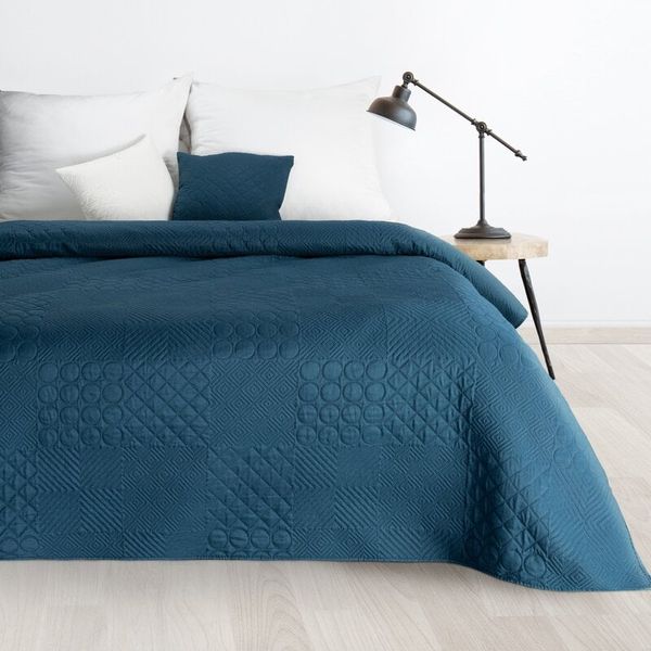 Eurofirany Eurofirany Unisex's Bedspread 404730 Navy Blue